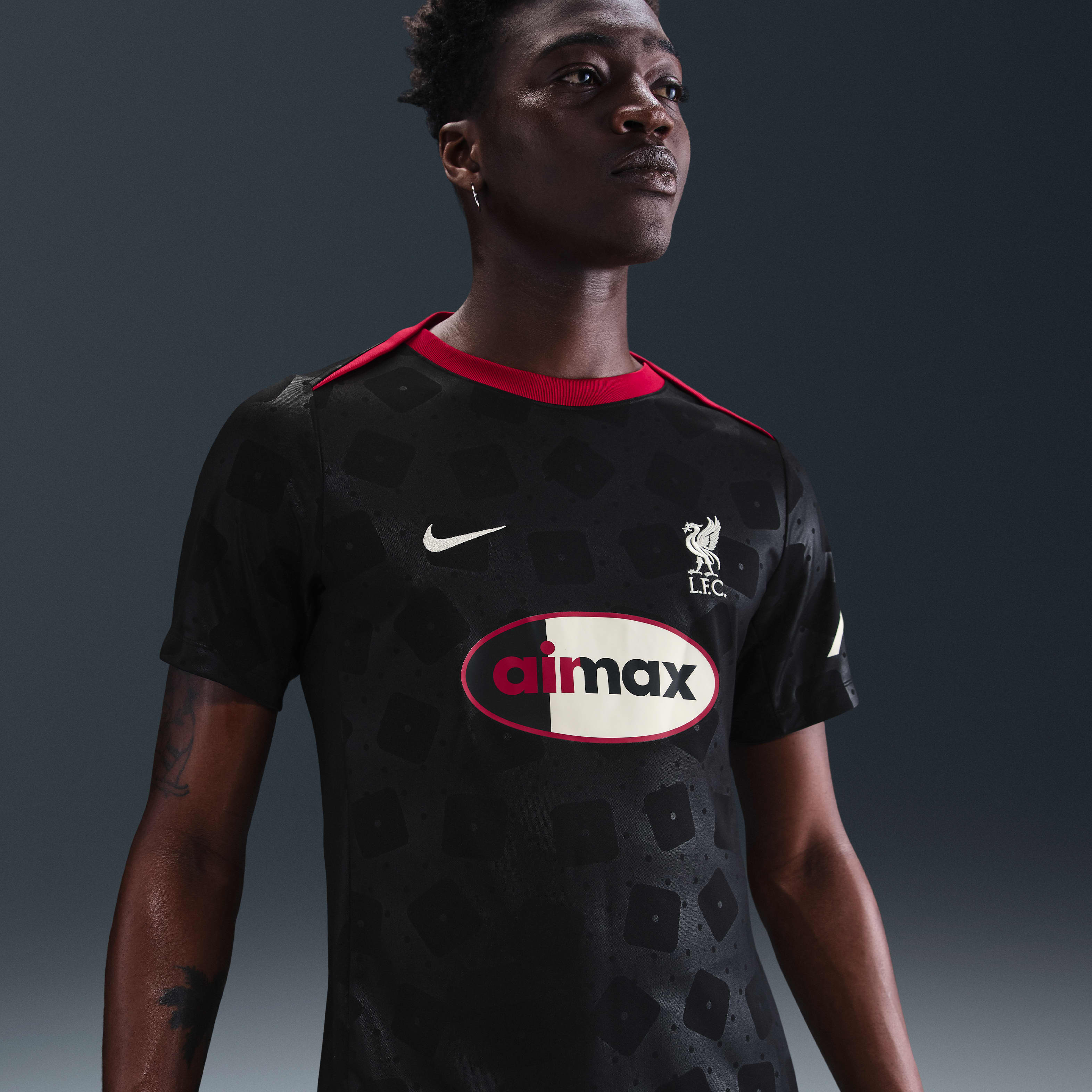 Tシャツ・カットソー [NIKE] LIVERPOOL FC DRY-FIT HALF ZIP TOP Nike Liverpool F.C. Standard Issue Men's Nike Dri-FIT